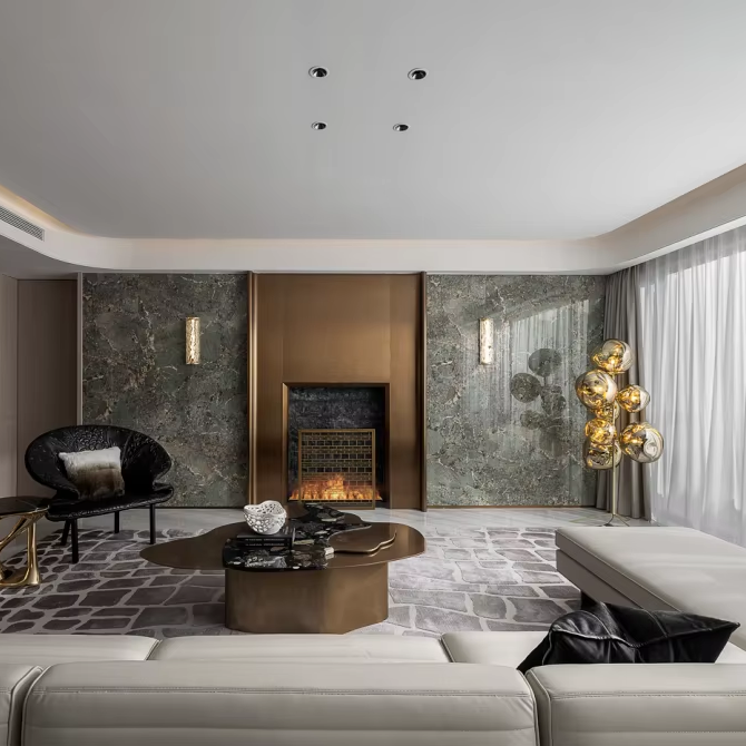 Interior Design And Construction - Sanhai Light Interior Diseño 3D Rendimiento