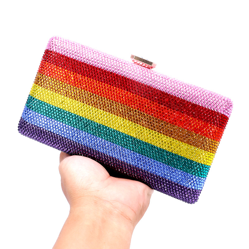 Interior Design Ai - Bolso de mano de arcoíris para