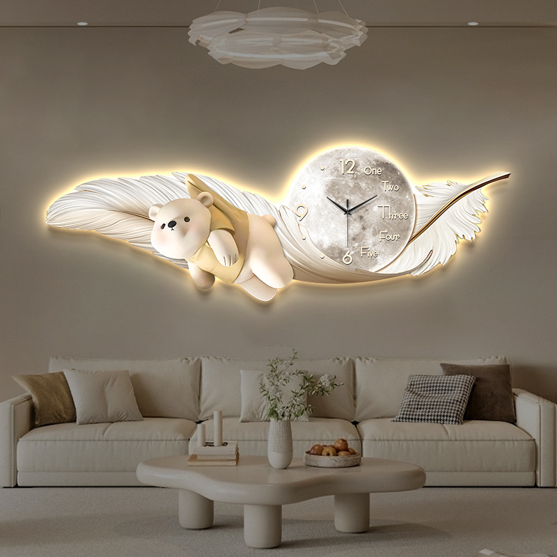 Interior Design Luxury House - Reloj de pared grande de lujo,