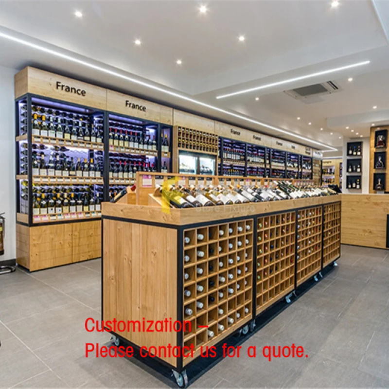 Interior Design Retail - Diseño de interiores de vinoteca personalizada,