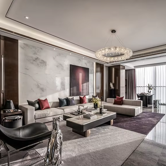 Interior Design And Construction - Sanhai Diseño de interiores ligeros Construcción