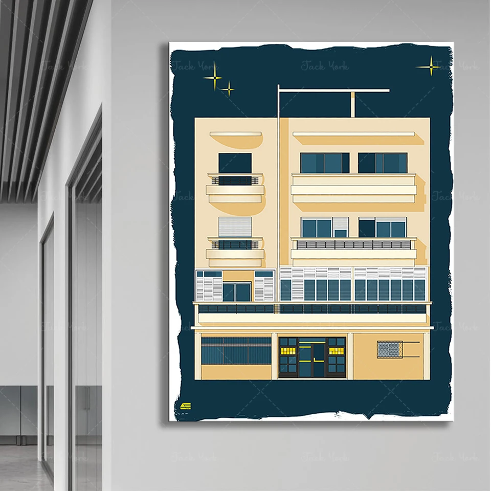 Interior Design York - Bauhaus Tel Aviv, impresiones imprimibles modernas,