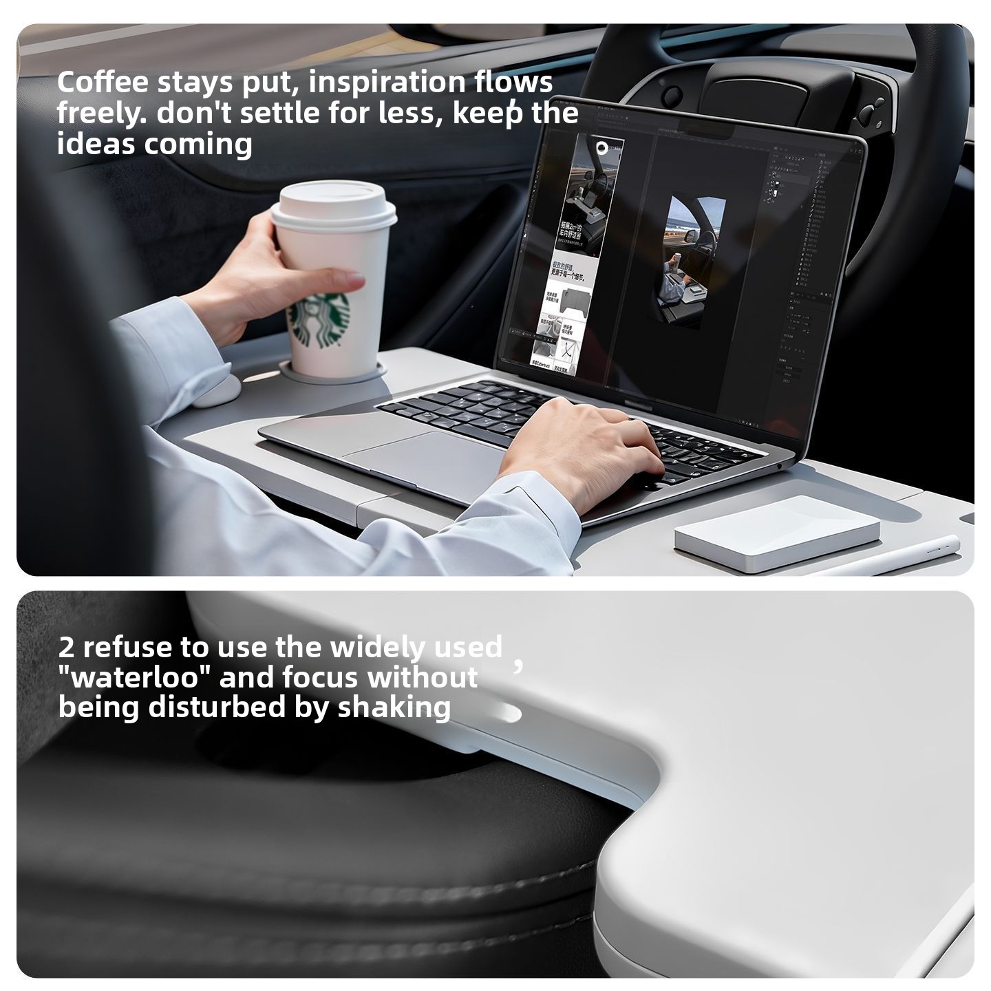 Escritorio plegable para coche - Interior Design Application reseña y precio