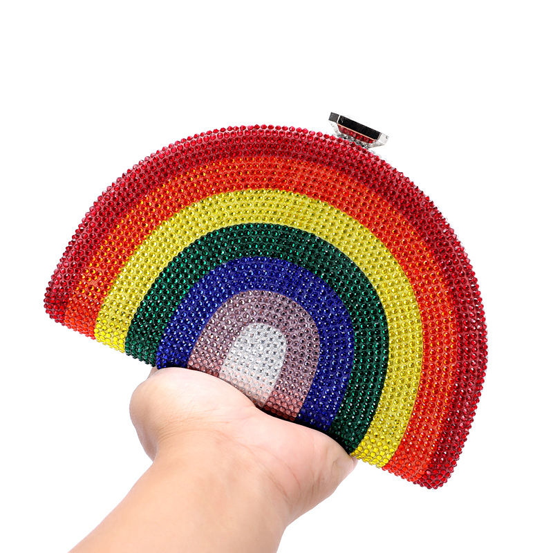 Bolso de mano de arcoíris para - Interior Design Ai reseña y precio