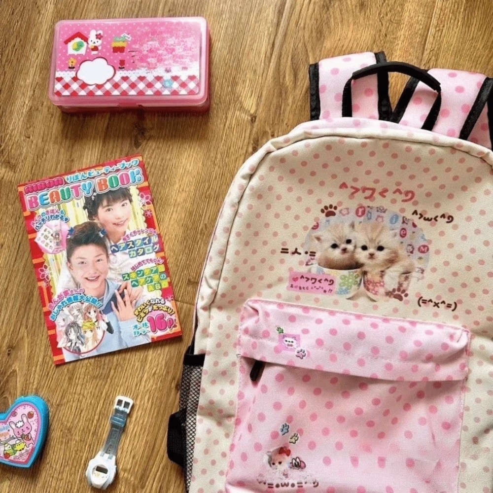 Mochilas Kawaii con contraste  - Interior Design Handbook reseña y precio
