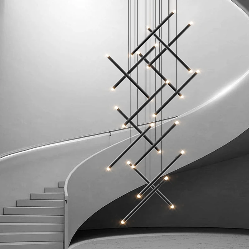 Candelabro moderno LED para es - Interior Design Deck reseña y precio