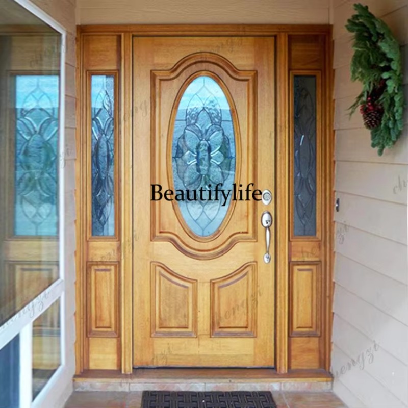 Puerta Exterior de Madera con  - Interior Design Luxury House reseña y precio